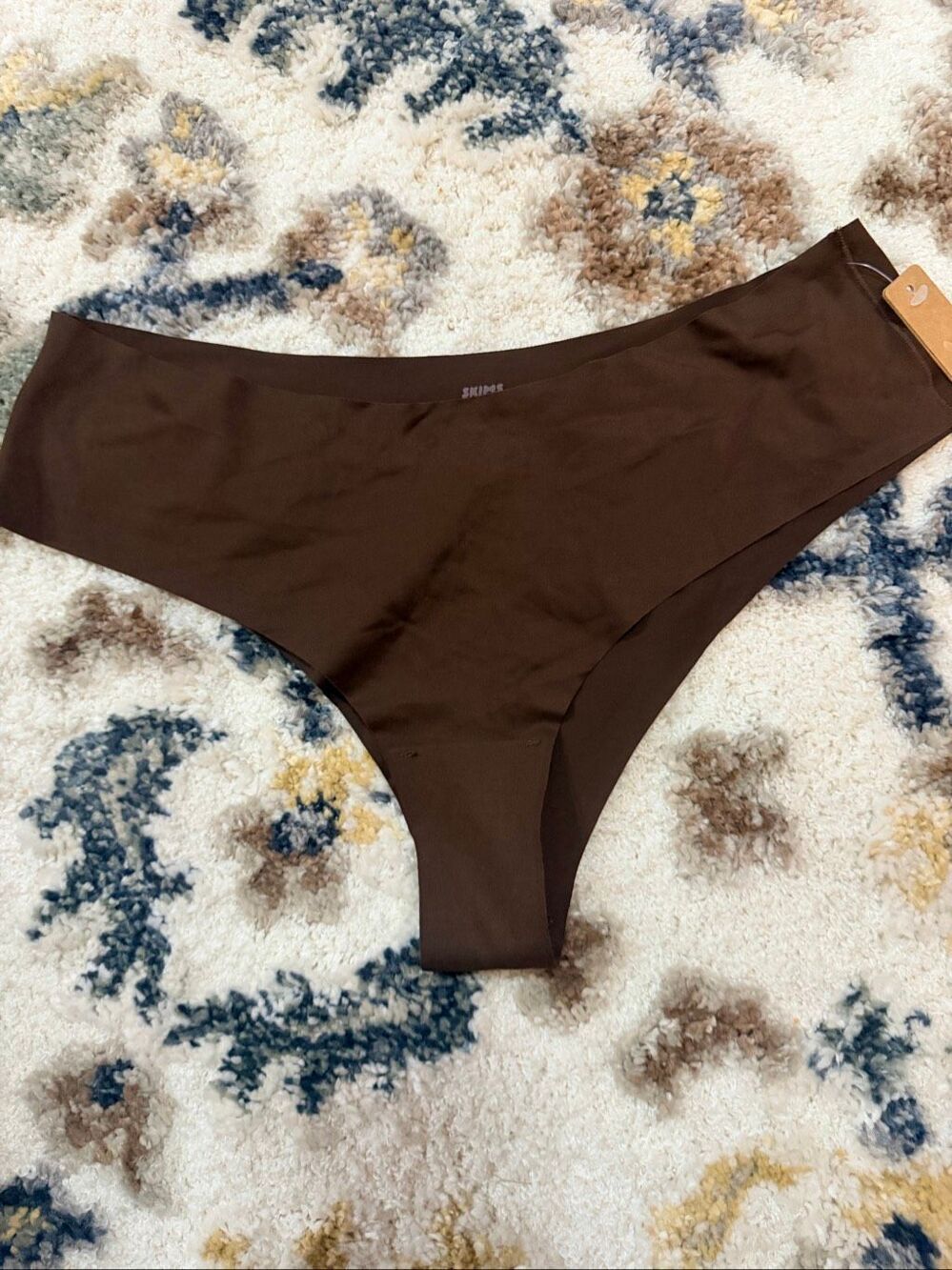SKIMS Fits Everybody Cheeky Brief Cocoa Brown Size M NWT Womens Panty Underwear